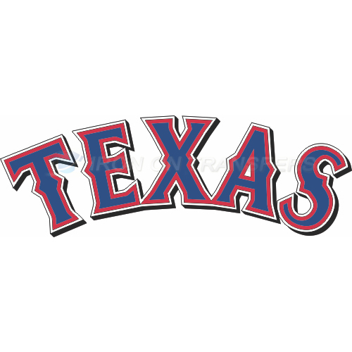 Texas Rangers Iron-on Stickers (Heat Transfers)NO.1974